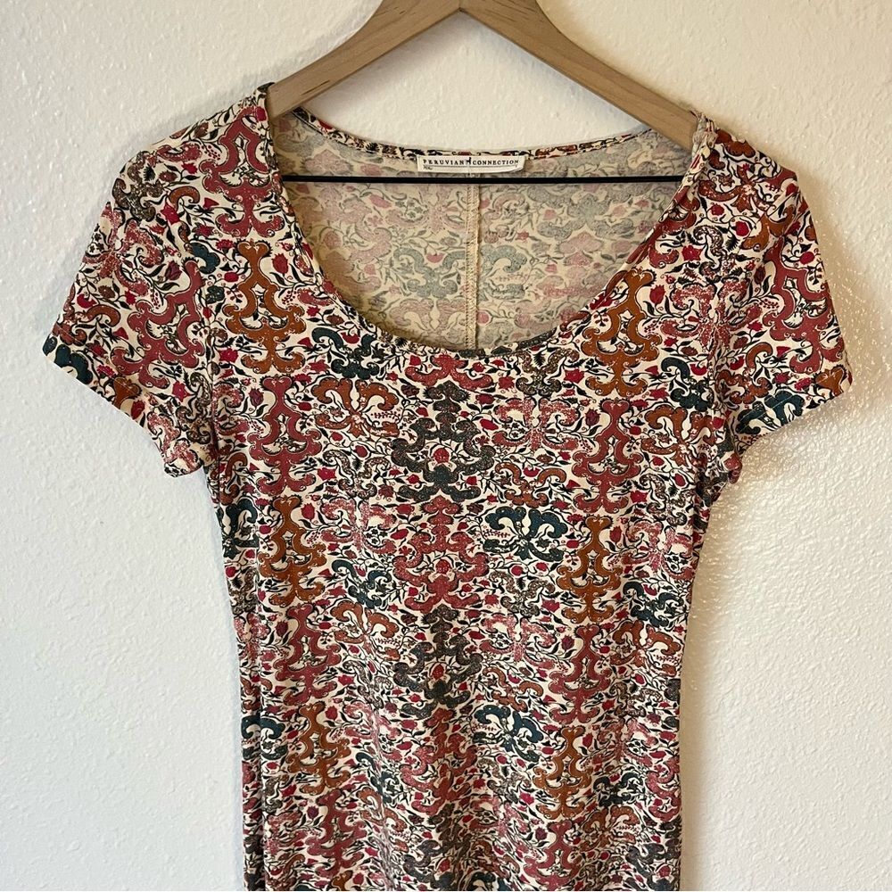 Peruvian Connection Natalya Dress Size Small - Picture 2 of 8